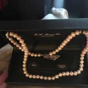 Pearls sterling silver